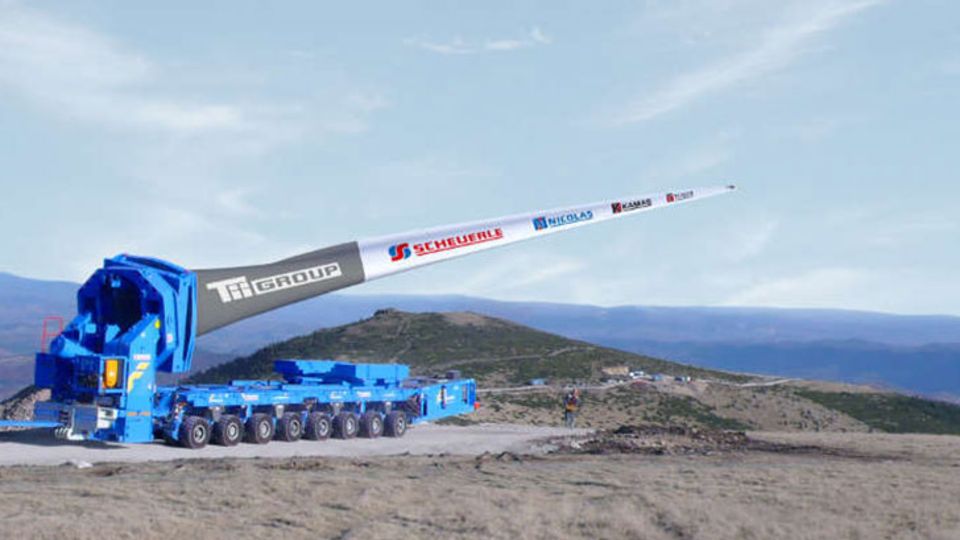 Windflügeltransporter