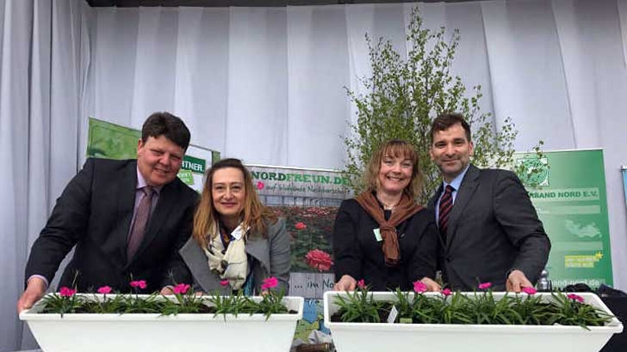 Andreas Kröger, Samira Stein-Softic, Angela Becker und Markus Pitz
