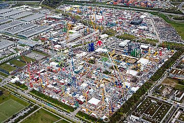 bauma aus der Vogelperspektive