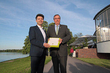 Dr. Robert Reck und Hajo Hinrichs