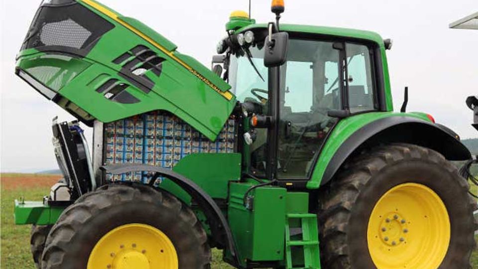 Traktor mit dem Smart AutoLub