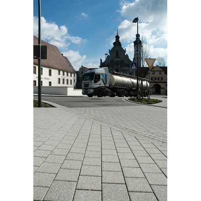 kugelgestrahlte Pflasterbelag