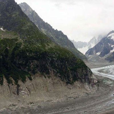 Gletscher in den Alpen