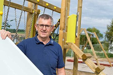 Spielplatzexperte Franz Danner