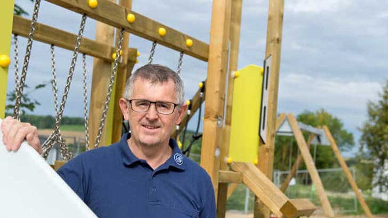 Spielplatzexperte Franz Danner