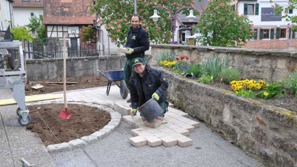Pflasterarbeiten