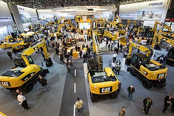 Radlader auf der bauma