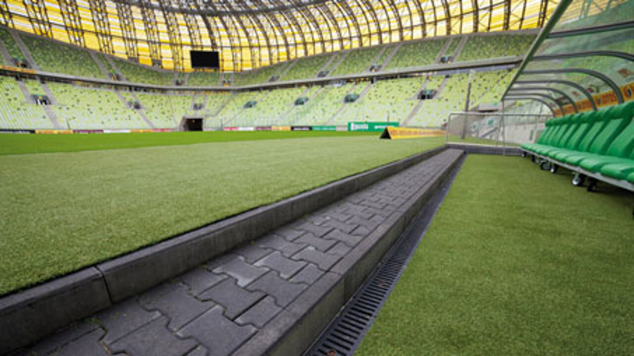 Entwässerungssystem Stadion