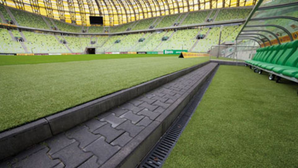 Entwässerungssystem Stadion