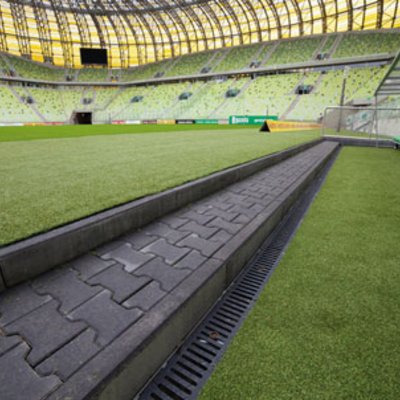 Entwässerungssystem Stadion