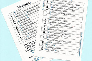 Taschenkarten