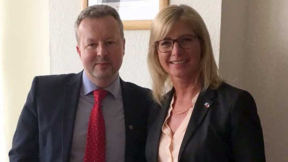 Ulrike Scharf und Richard Brabec