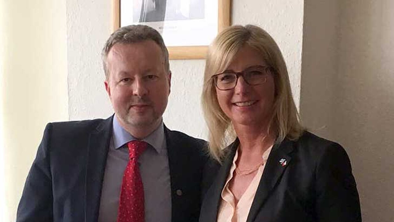 Ulrike Scharf und Richard Brabec