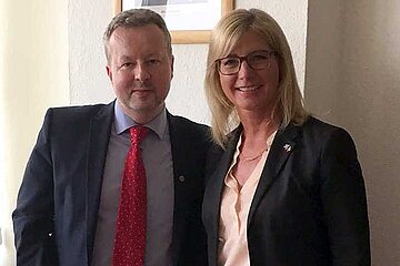 Ulrike Scharf und Richard Brabec