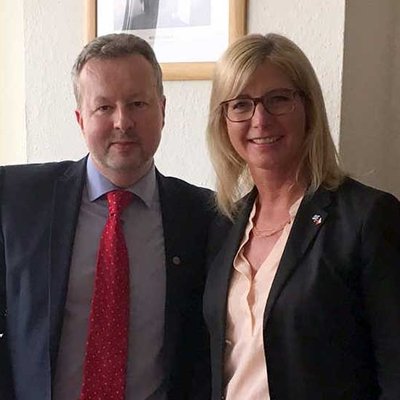 Ulrike Scharf und Richard Brabec