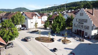 SF-Kooperation Pflasterung am Gemeinshus
