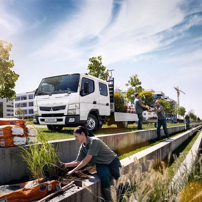 Fuso-Canter-Nutzfahrzeug
