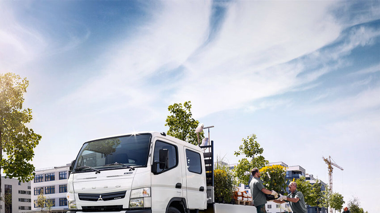 Fuso-Canter-Nutzfahrzeug