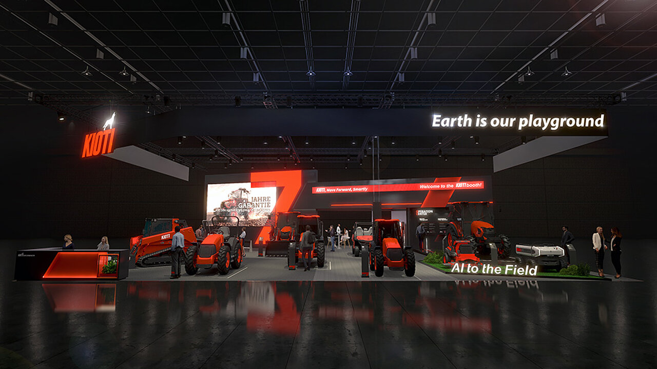 KIOTI auf der AGRITECHNICA