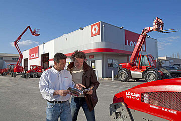 Vermieter für Baumaschinen