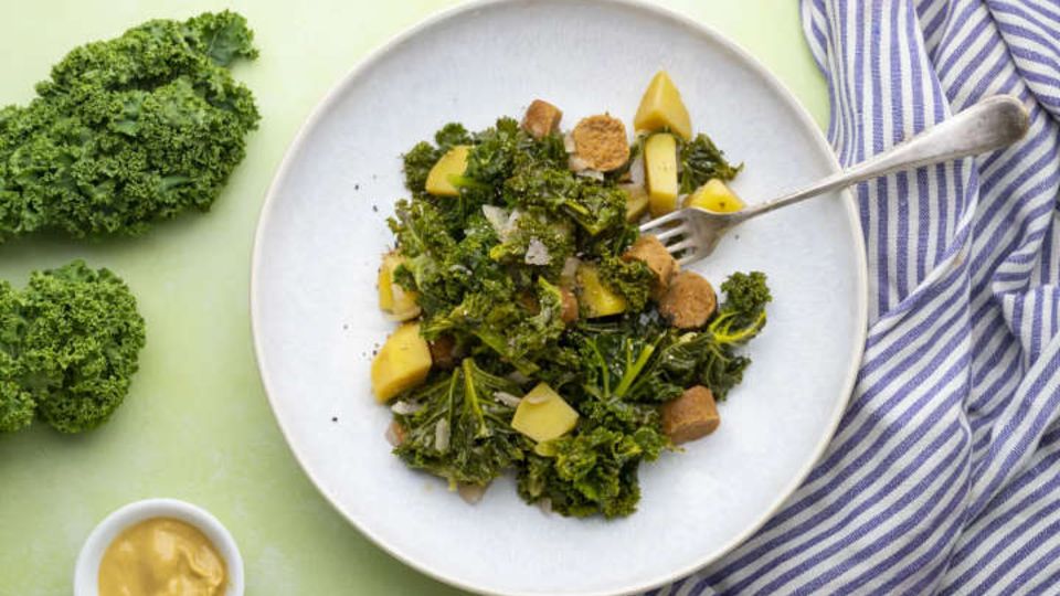 Veganer Grünkohl-Eintopf