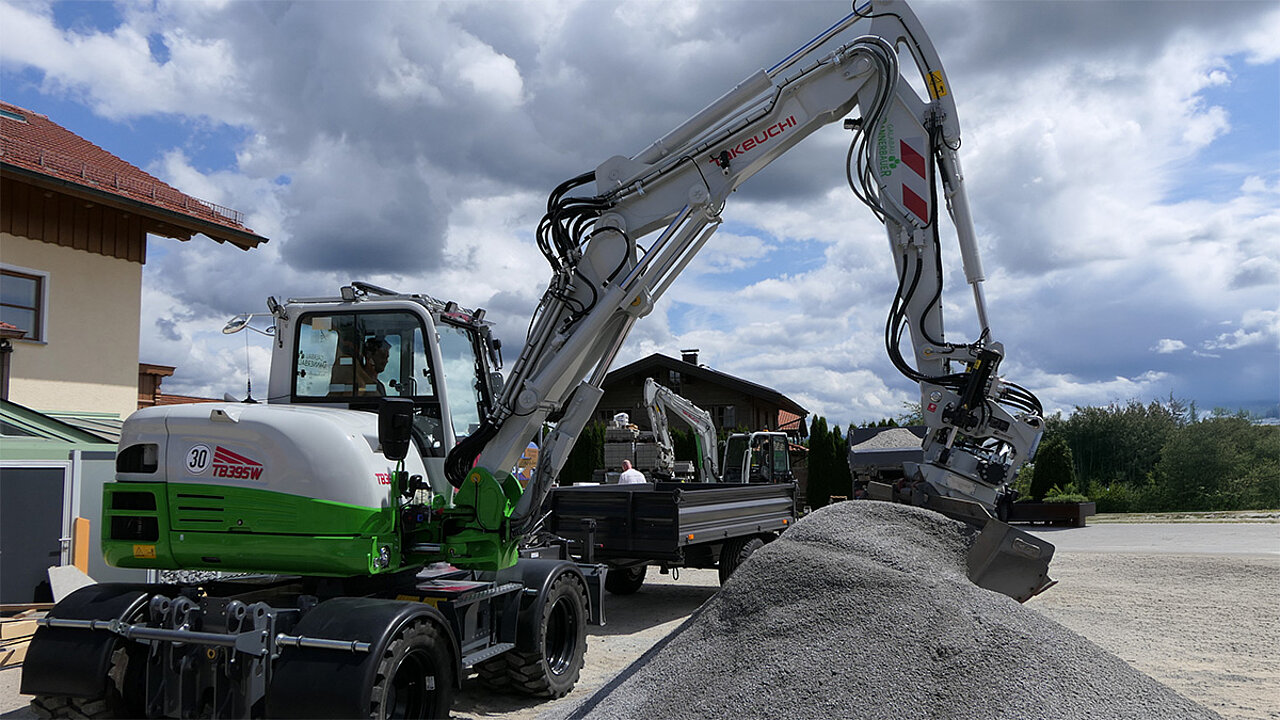 Takeuchi TB 395 W Mobilbagger