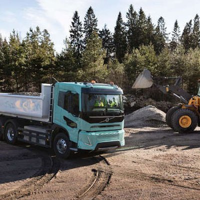 elektrischer Konzept Lkw