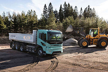 elektrischer Konzept Lkw