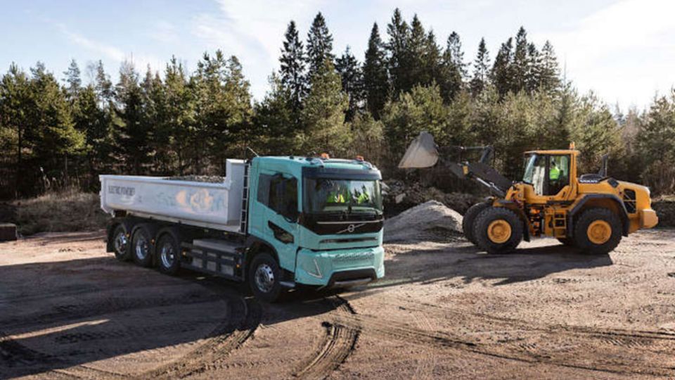 elektrischer Konzept Lkw