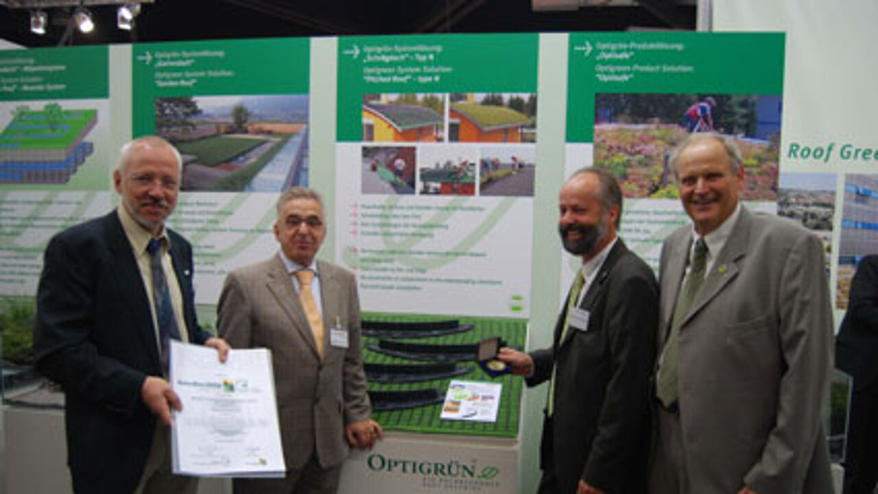 Optigrün erhält Innovationsmedaille Optigrün erhält Innovationsmedaille