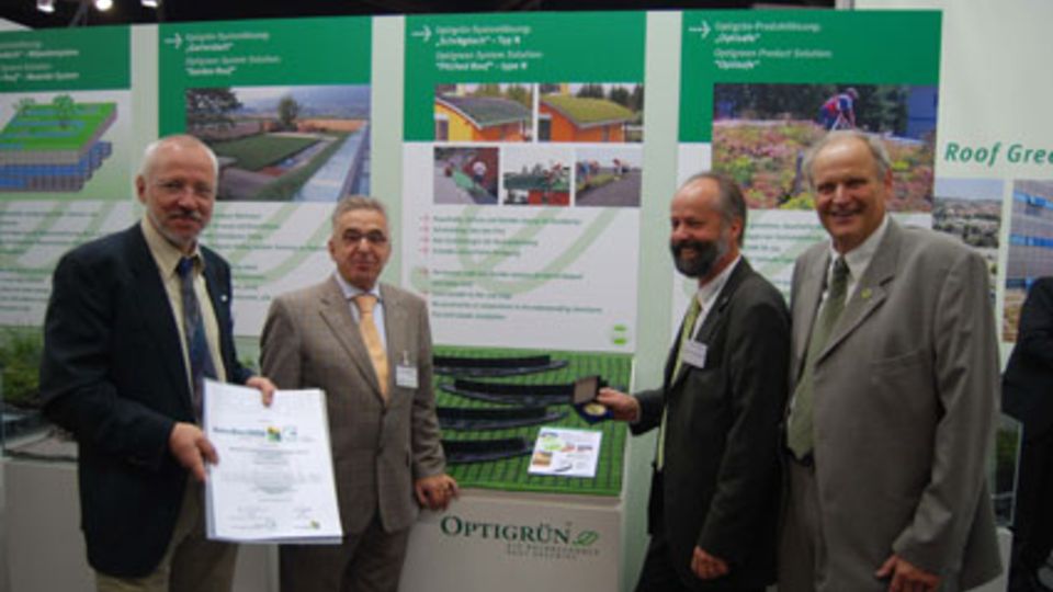 Optigrün erhält Innovationsmedaille Optigrün erhält Innovationsmedaille