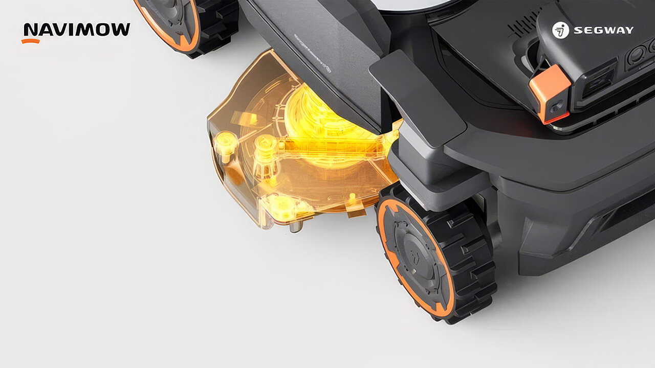 Segway Navimow Mähroboter mit Kantenschneider