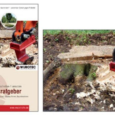 Baggeranbaugerät Wurzelratte