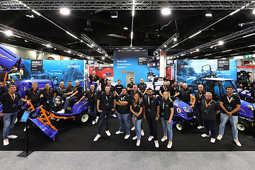 ISEKI Team auf der Messe GaLaBau