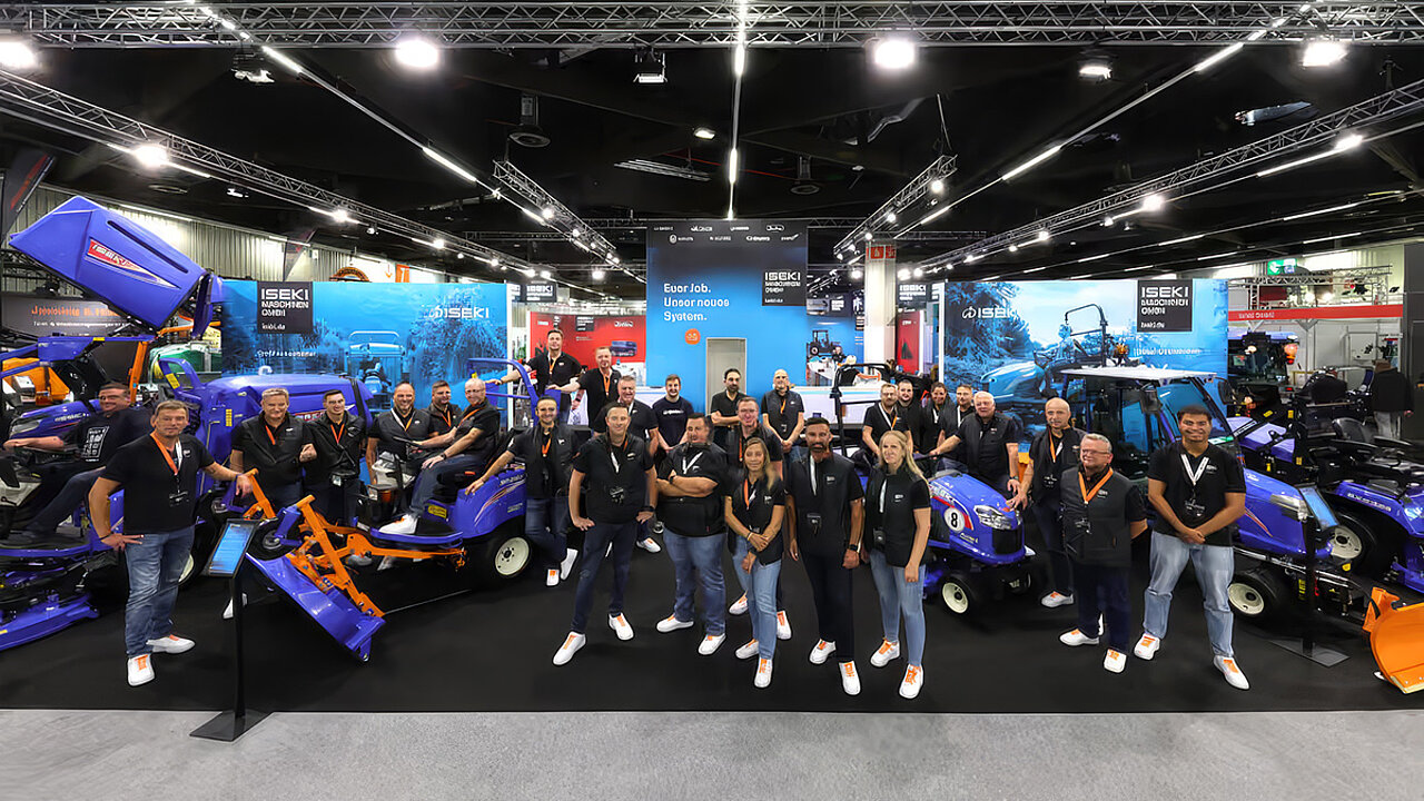 ISEKI Team auf der Messe GaLaBau