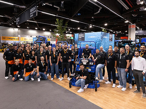 ISEKI Team auf der Messe GaLaBau