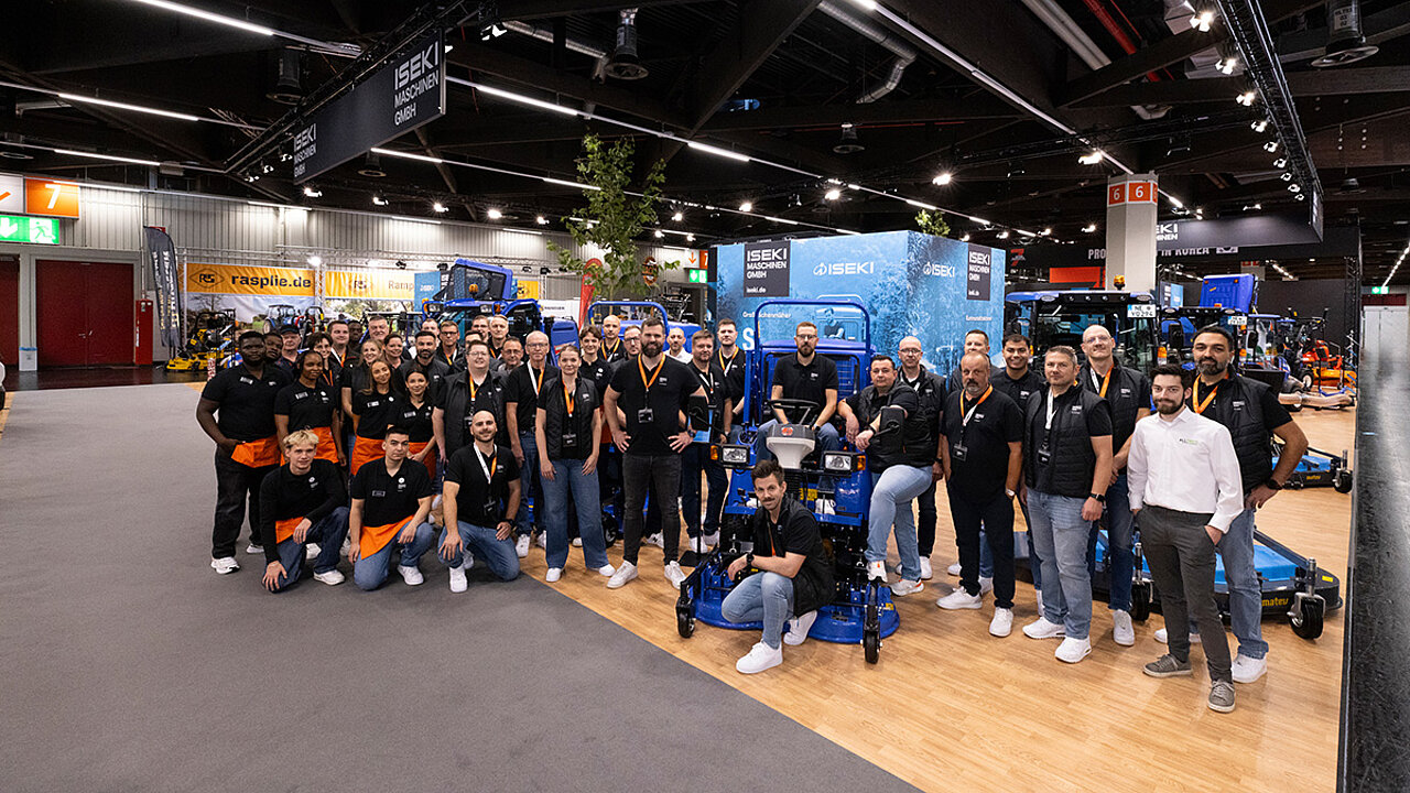 ISEKI Team auf der Messe GaLaBau