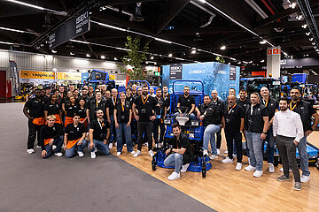 ISEKI Team auf der Messe GaLaBau