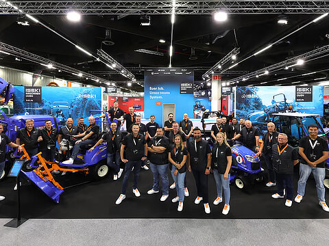 ISEKI Team auf der Messe GaLaBau