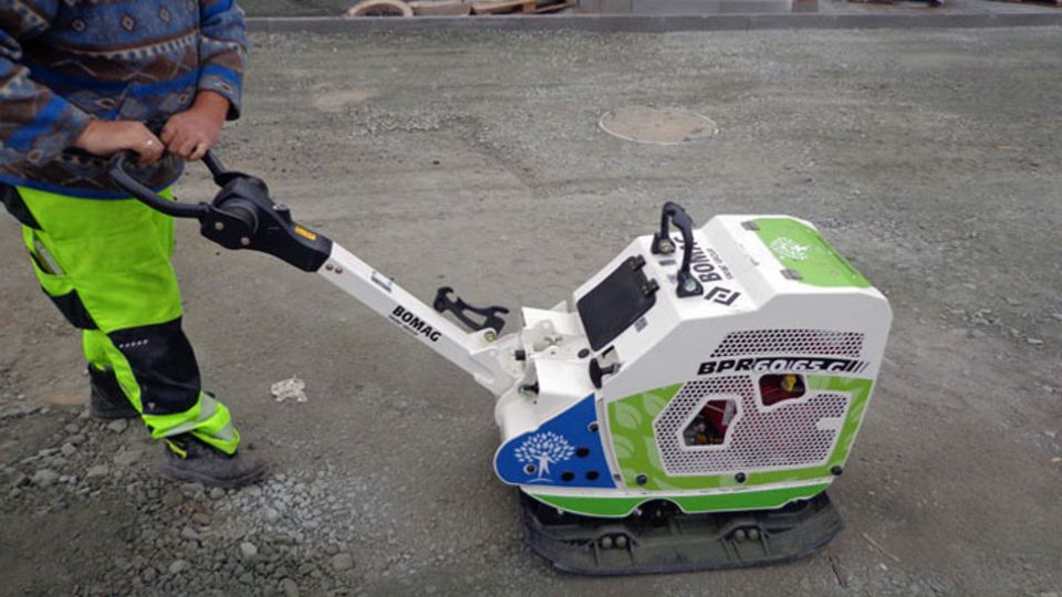 Bomag-Vibrationsplatte