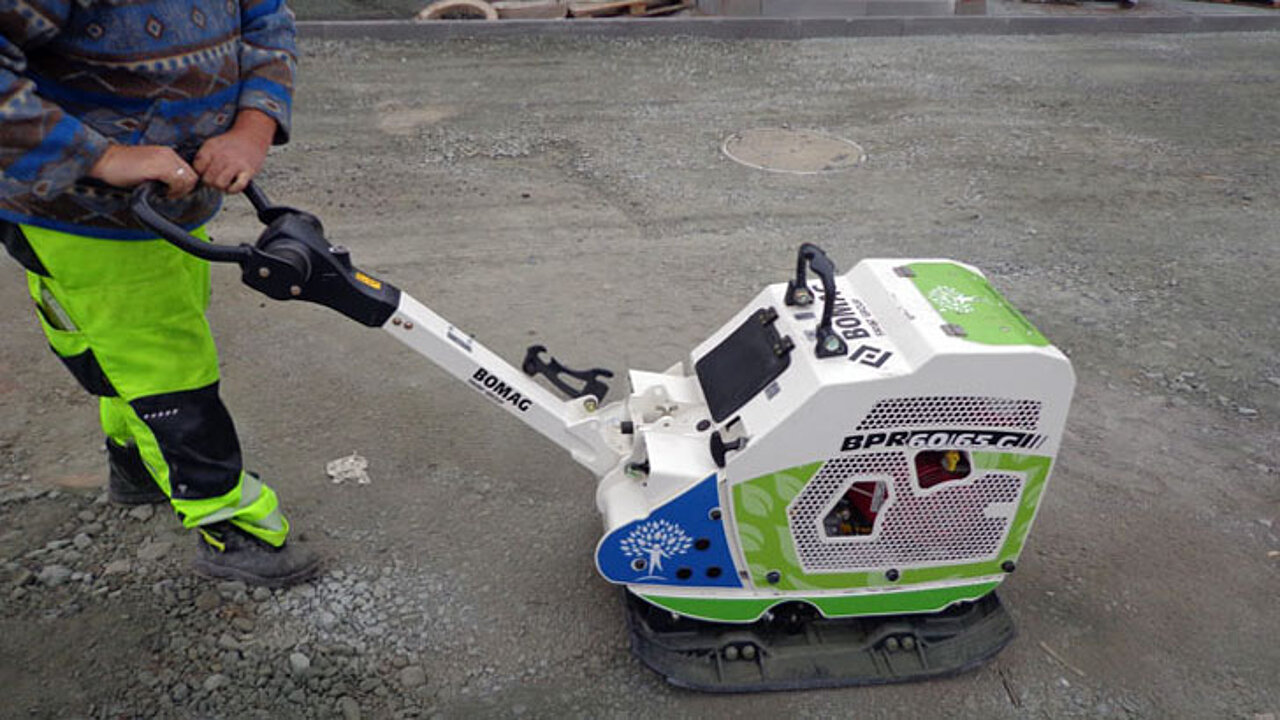 Bomag-Vibrationsplatte