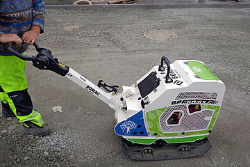 Bomag-Vibrationsplatte