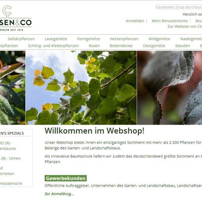 Webshop von Clasen & Co