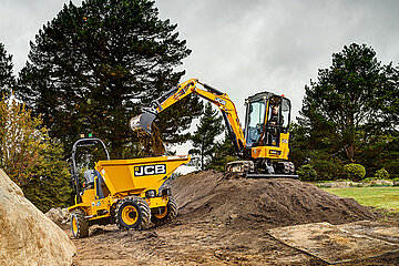 Minibagger und Dumper