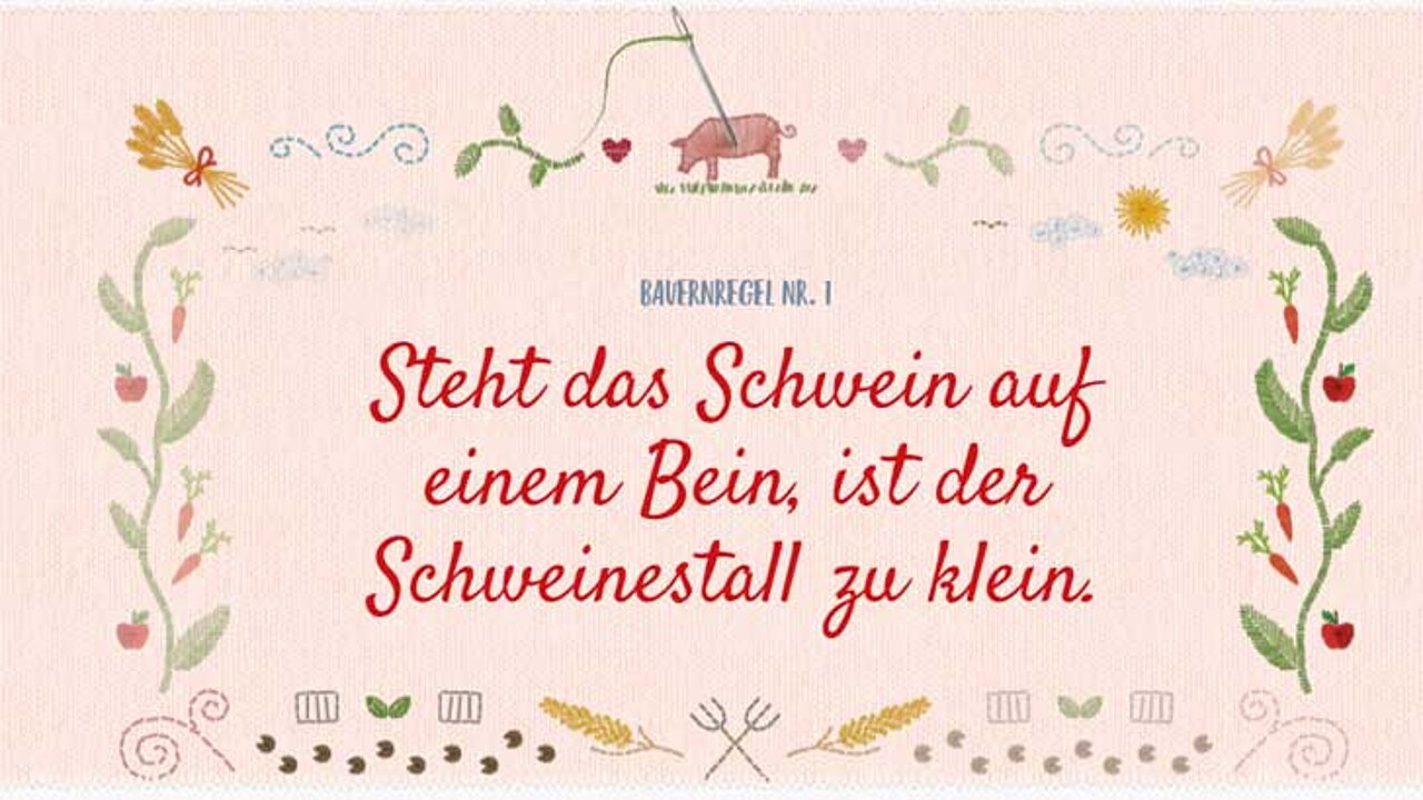 Alte Bauernregeln