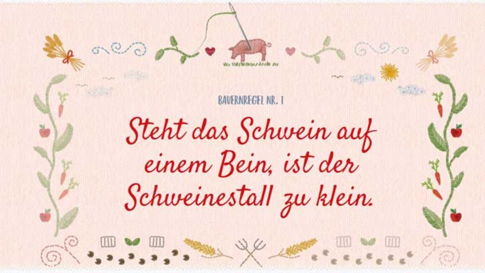 Alte Bauernregeln