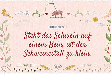Alte Bauernregeln