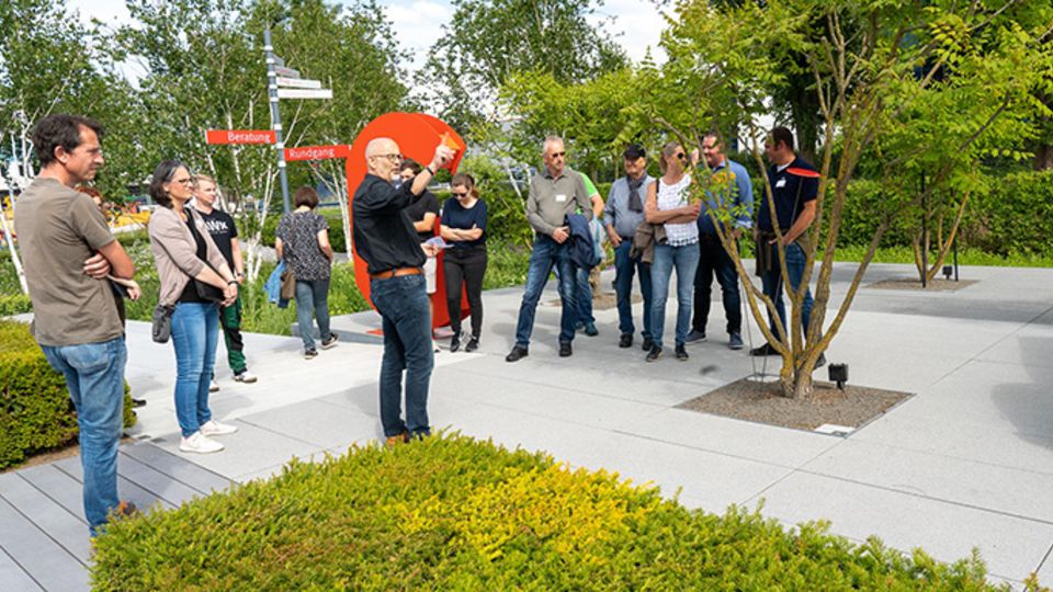 Führung durch den Schaugarten