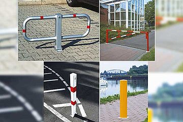 Poller, Pfosten und Bügel