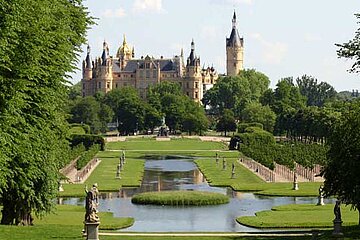 Blick auf den Schlossgarten